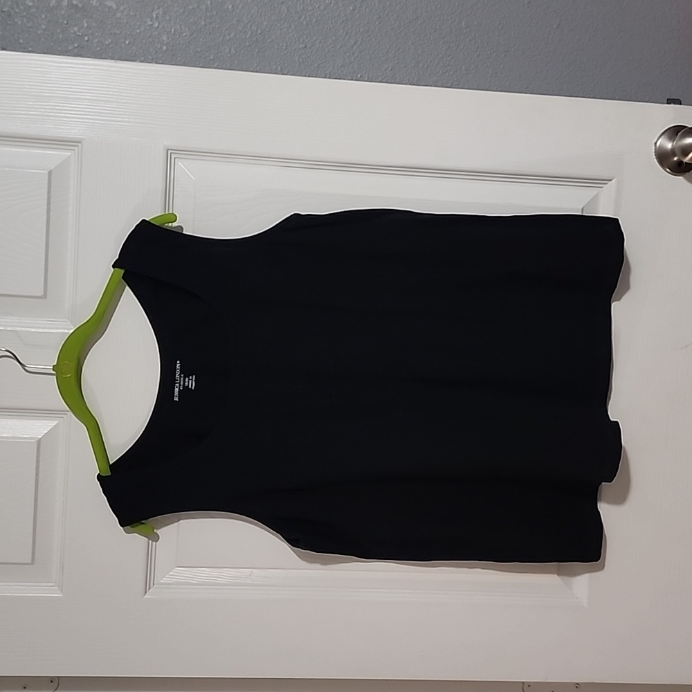 Jessica London Black Cotton Muscle Tank/ size 18-20